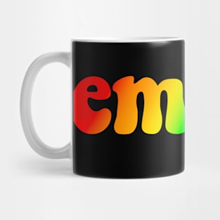 empty - super rainbow edition Mug